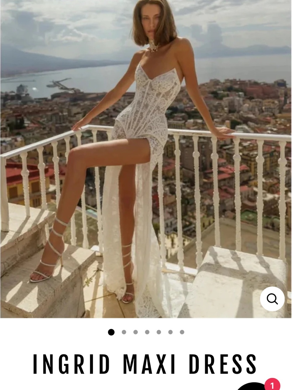 White Lace Maxi Skirt Set